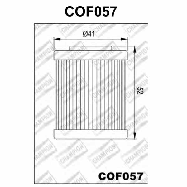 COF057 Champion Oil Filter pic (HF157)