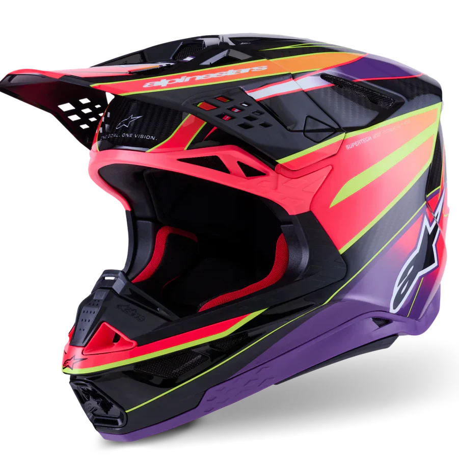 Supertech S-M10 Helmet Pink/Violet/Yellow
