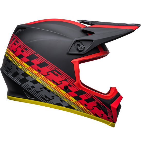 Bell MX-9 MIPS Offset Matte Black/Red