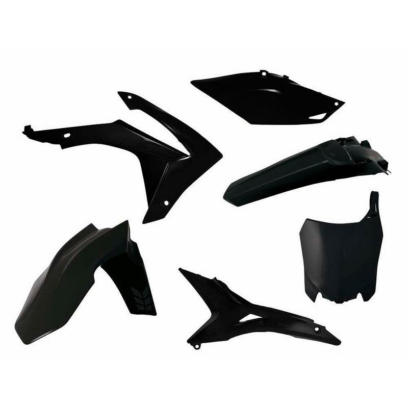 PLASTICS KIT RTECH 6 PIECE BLACK HONDA CRF250R 22-24 CRF450R 21-24