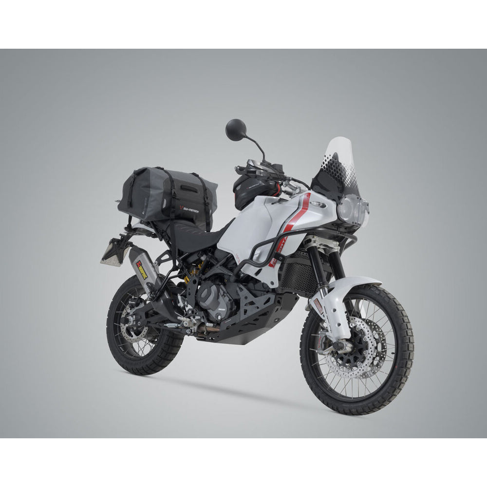 TAIL BAG SW MOTECH DRYBAG 35 LITRE WEATHERPROOF GREY BLACK