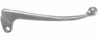 30-26801 Polished brake lever for 1976 YZ125, DT175, 1978-1981 PE and RM125. Yamaha OEM 583-83922-30. Uses Perch 34-34701. Suzuki OEM 57420-11010