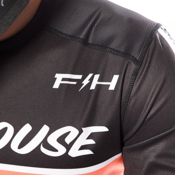 Elrod Formula LS Jersey - Oceanic Mint/Hyper Coral