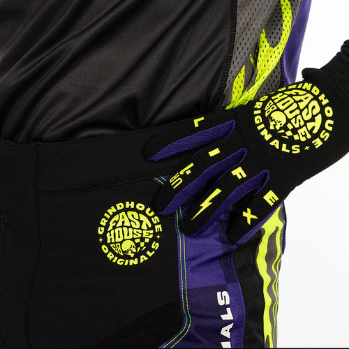 Speed Style Atomic Youth Glove - High Viz/Black