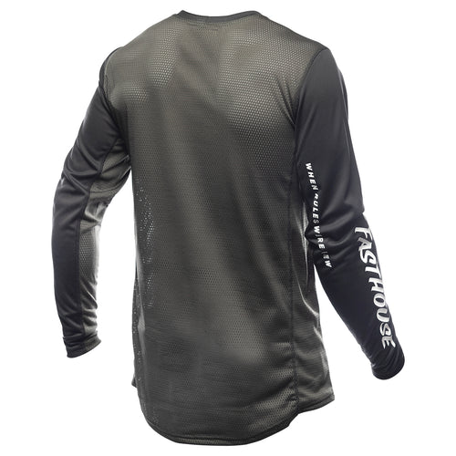 Grindhouse Air-Cooled Ramble LS Jersey - Black/Gray