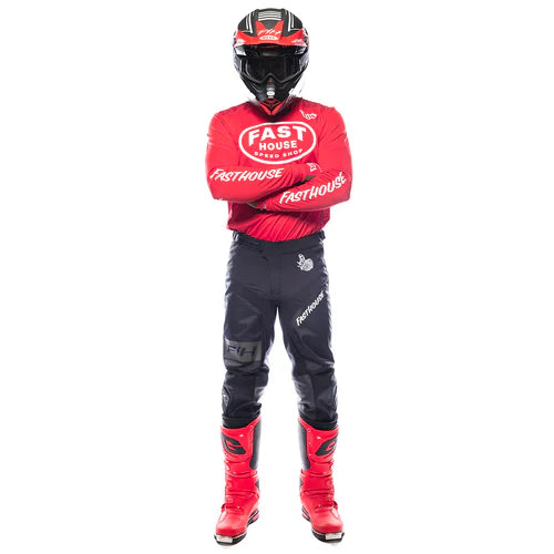 Grindhouse Air-Cooled Ramble LS Jersey - Red