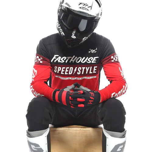 Grindhouse Akin Jersey - Red/Black
