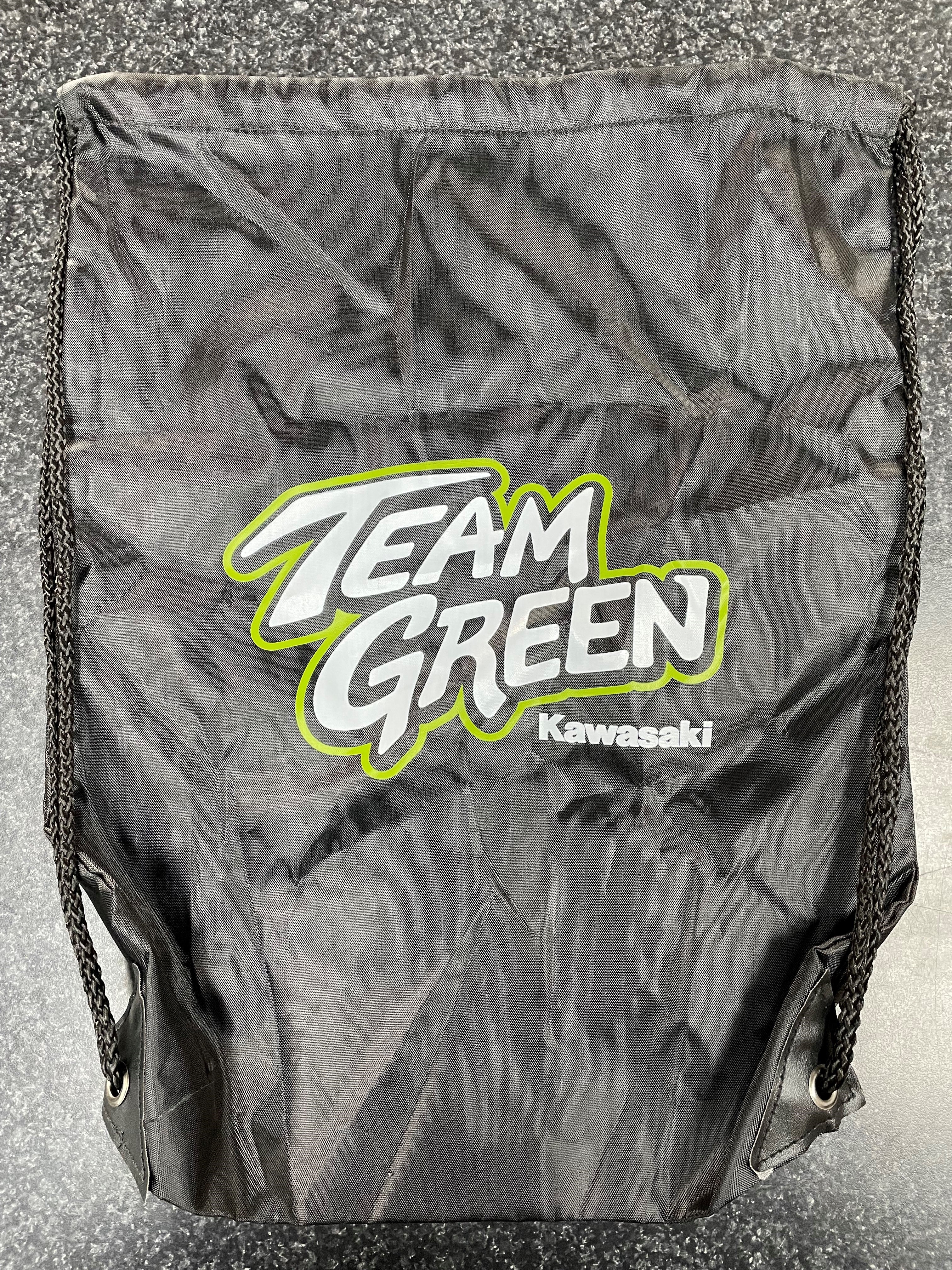 Kawasaki Team Green Clinch Drawstring Bag