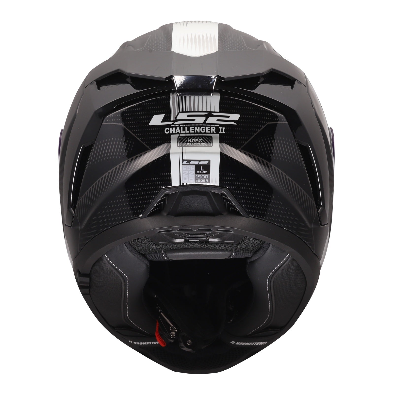 LS2 FF817 Challenger II Nitro Helmet - Black / Grey