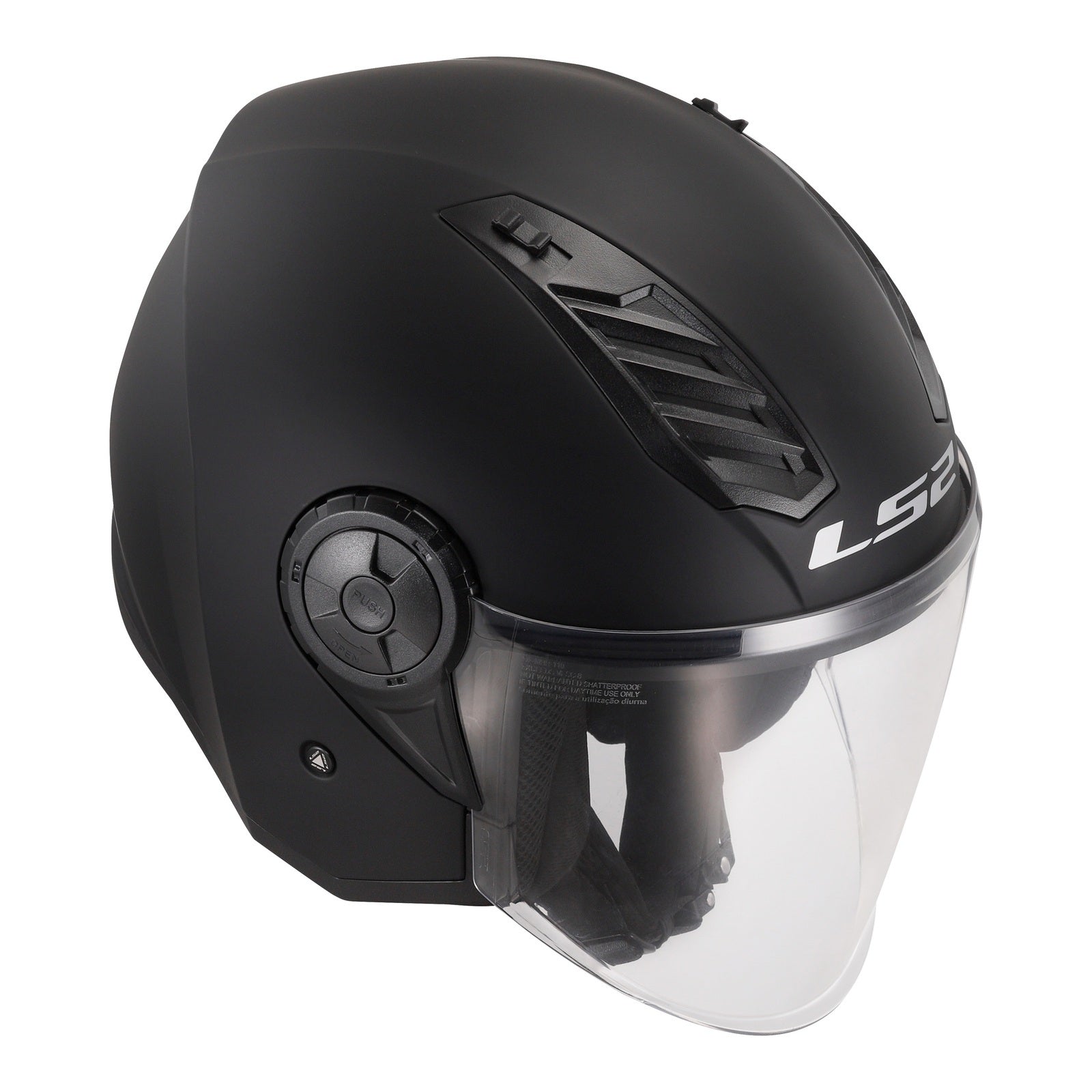 LS2 OF616 Airflow II Helmets - Matte Black 06