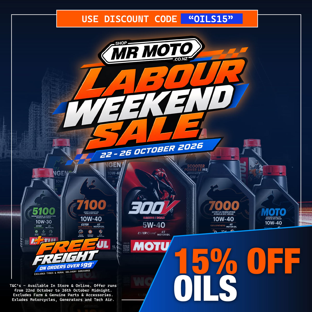 Labour Weekend deal