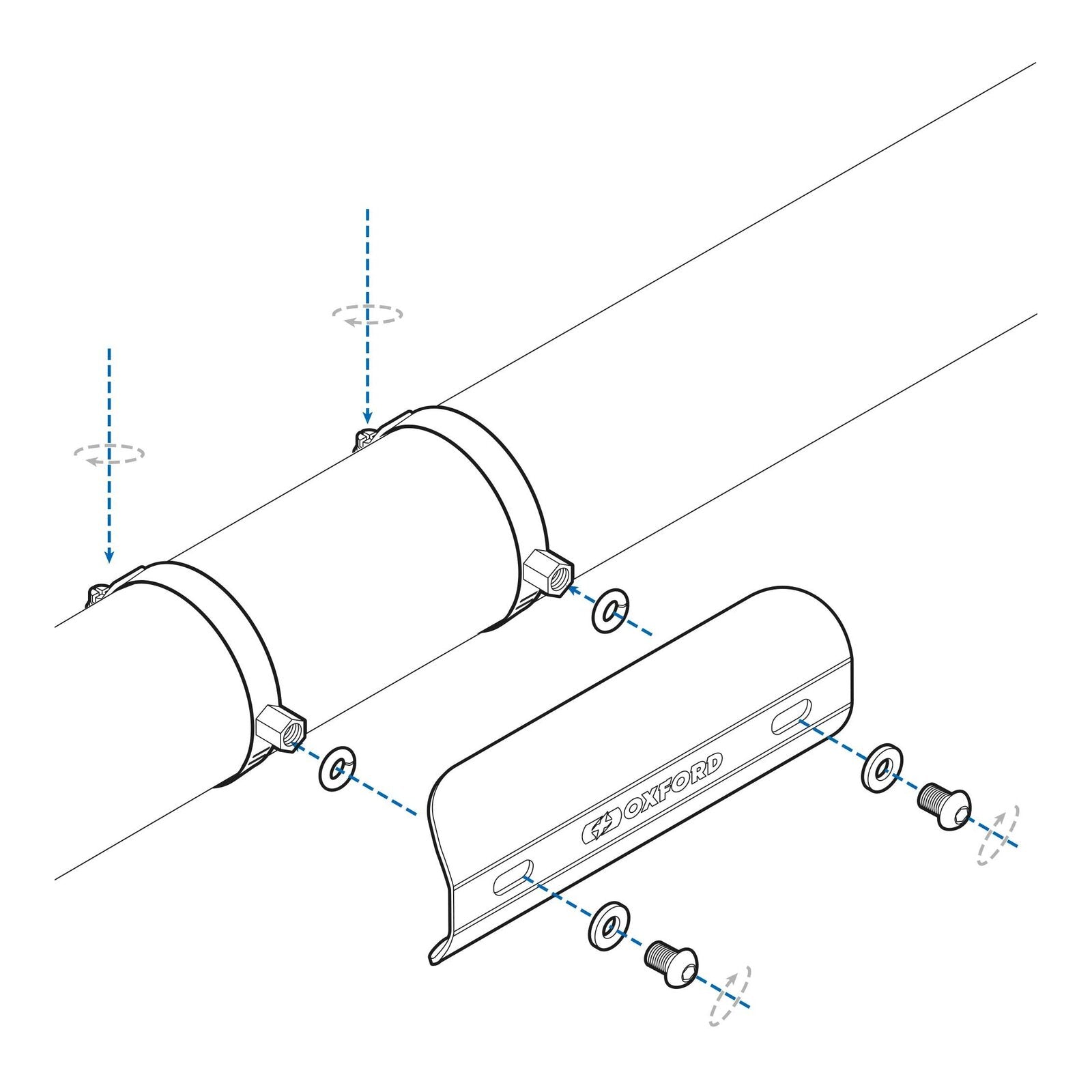 Oxford Sport Exhaust Heat Shield