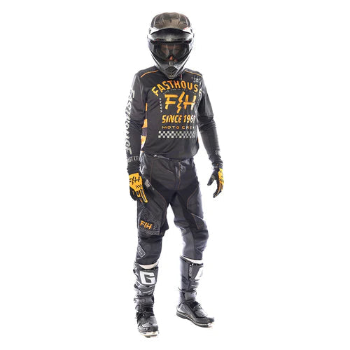 Off Road Jersey - Black/Amber