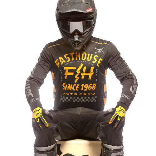 Off Road Jersey - Black/Amber
