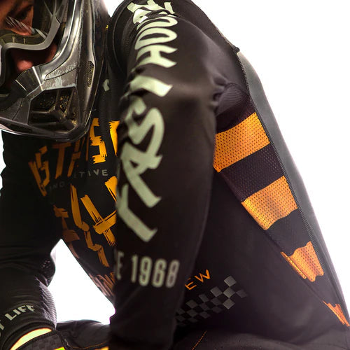 Off Road Jersey - Black/Amber
