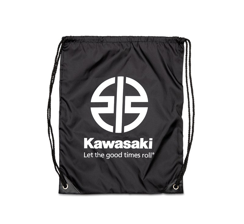 Kawasaki River Mark Clinch Drawstring Bag