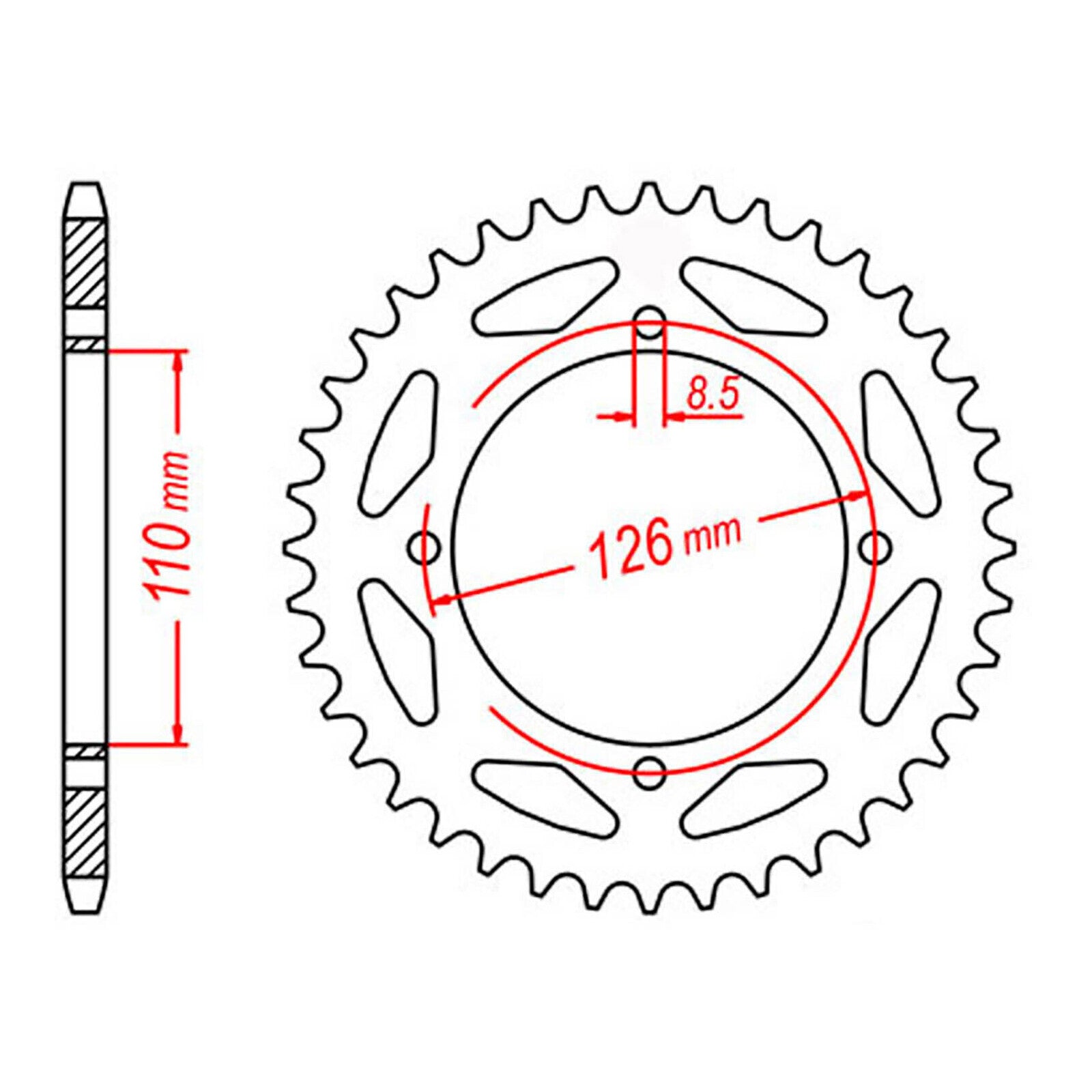 Sprocket Kit Kawasaki/SUZ KX/RM65 - 420MS 13/46