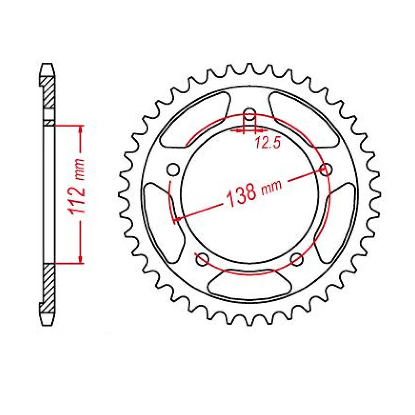 Sprocket Kit Honda CB500F/X/CBR500R - 520XRE 15/41