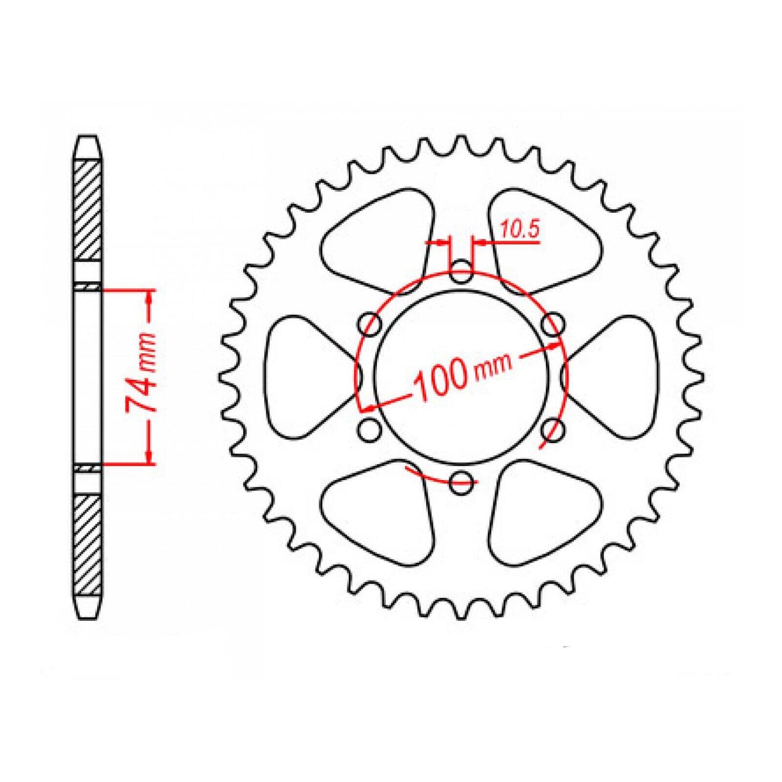 Sprocket Kit Hyosung GV250 Aquila - 520XRE 14/46