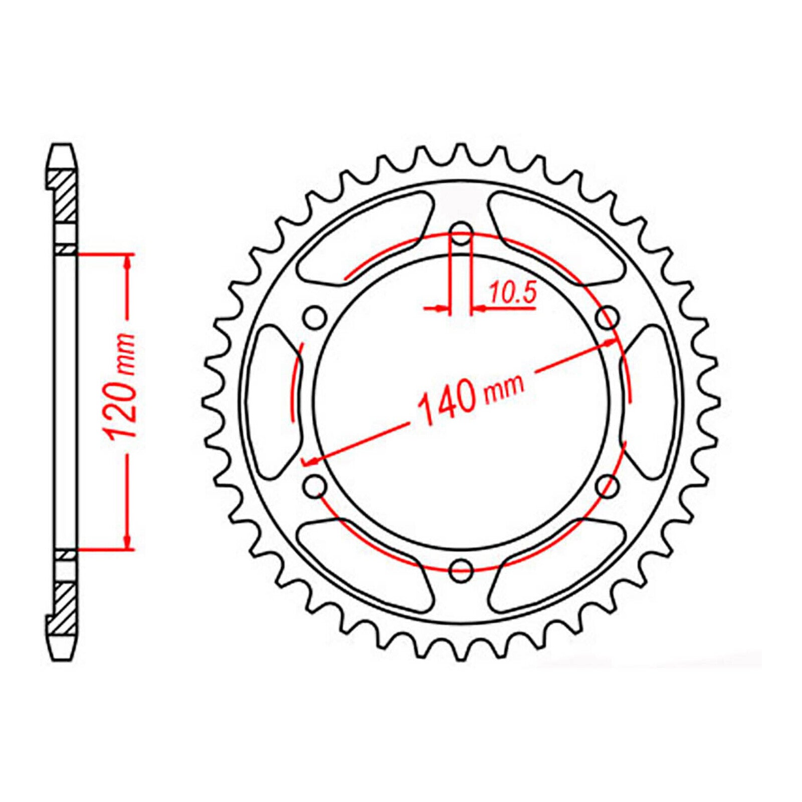 Sprocket Kit Kawasaki W800 - 520XRE 15/37