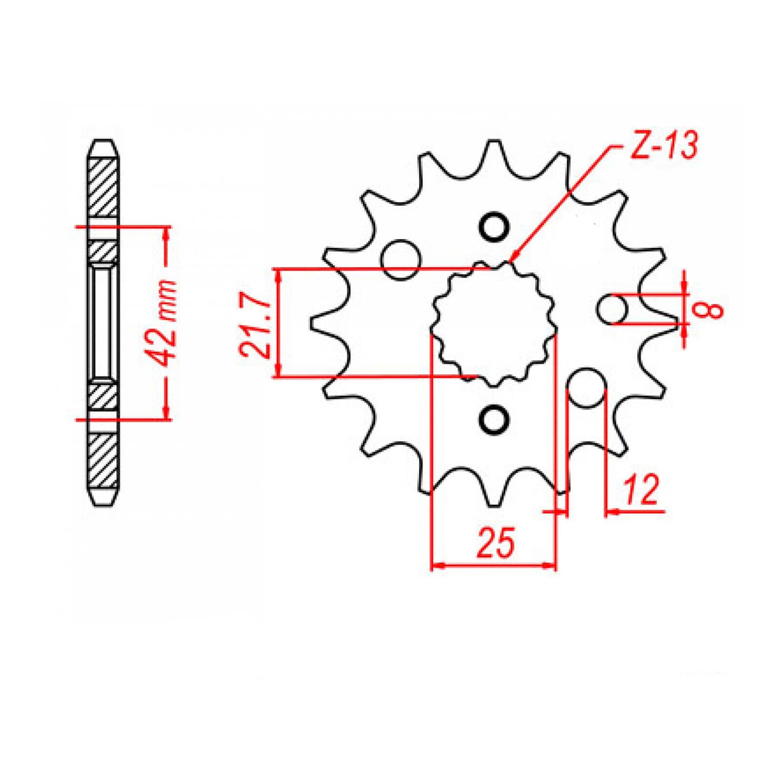 Sprocket Kit Kawasaki ZX9R '94-'97 (recommended) - 530ZXW 16/44