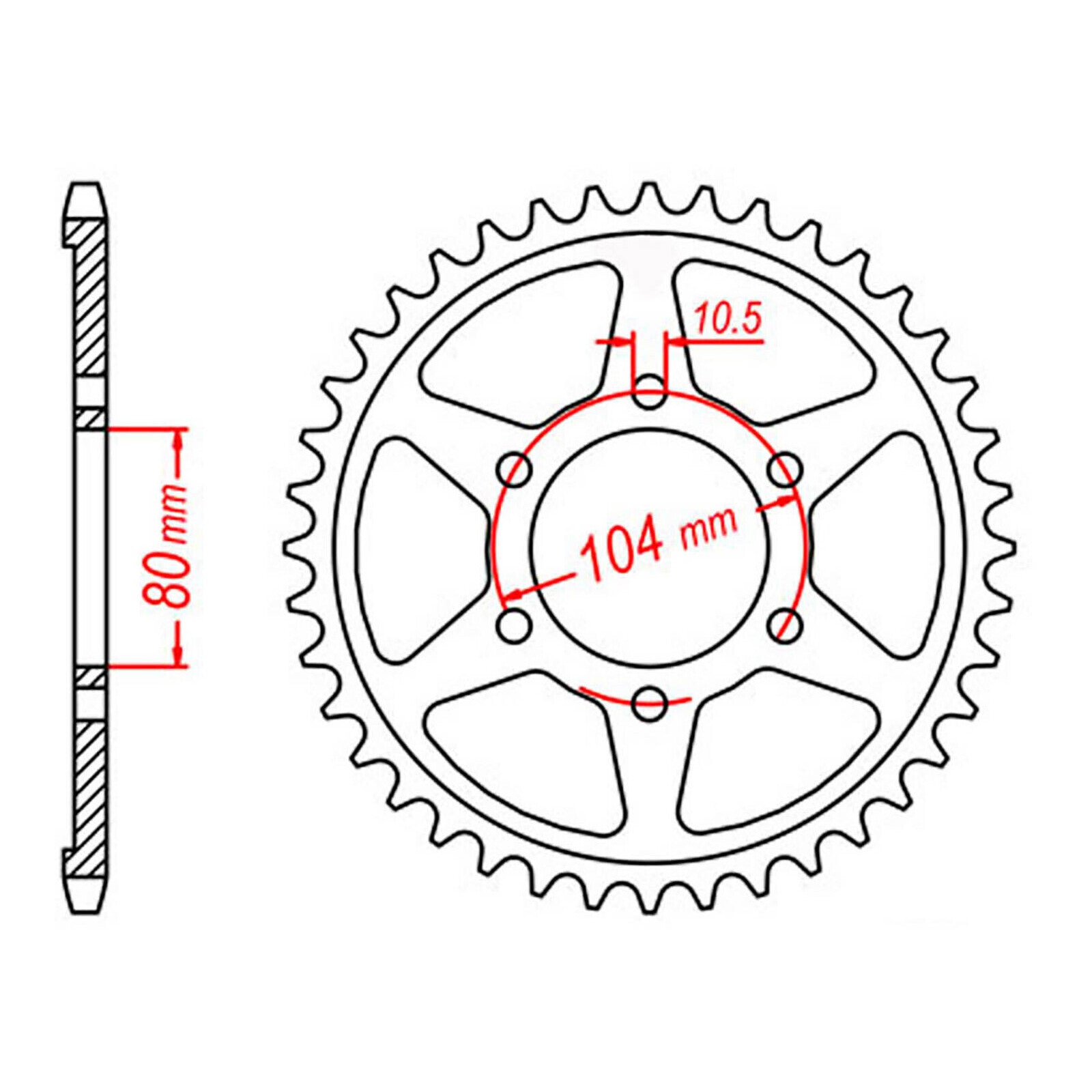 Sprocket Kit Kawasaki ZX9R '98-'01 (recommended) - 530ZXW 16/41