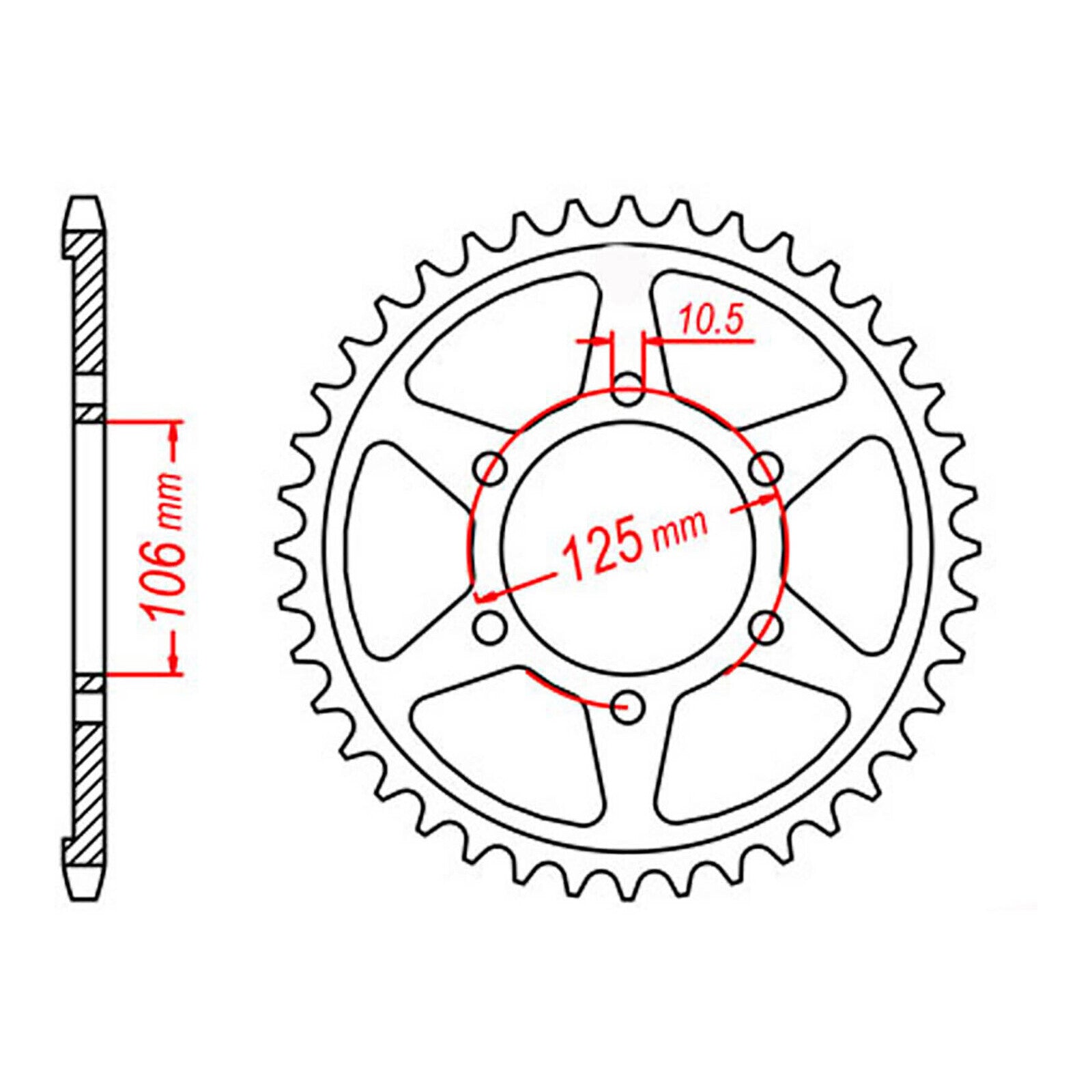 Sprocket Kit Triumph Tiger 800/XC '11-'12 - 525XRE 16/50