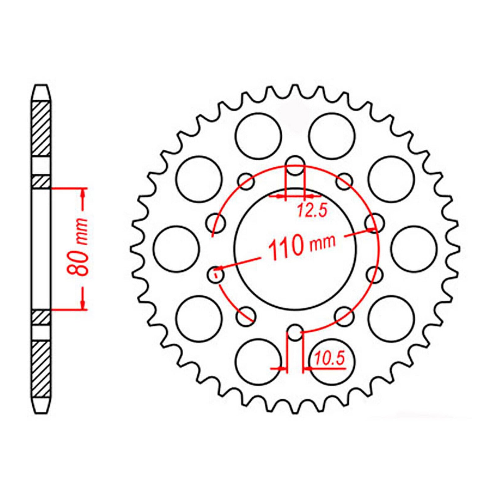 Sprocket Kit Triumph Trophy 900 - 530XRE 17/44