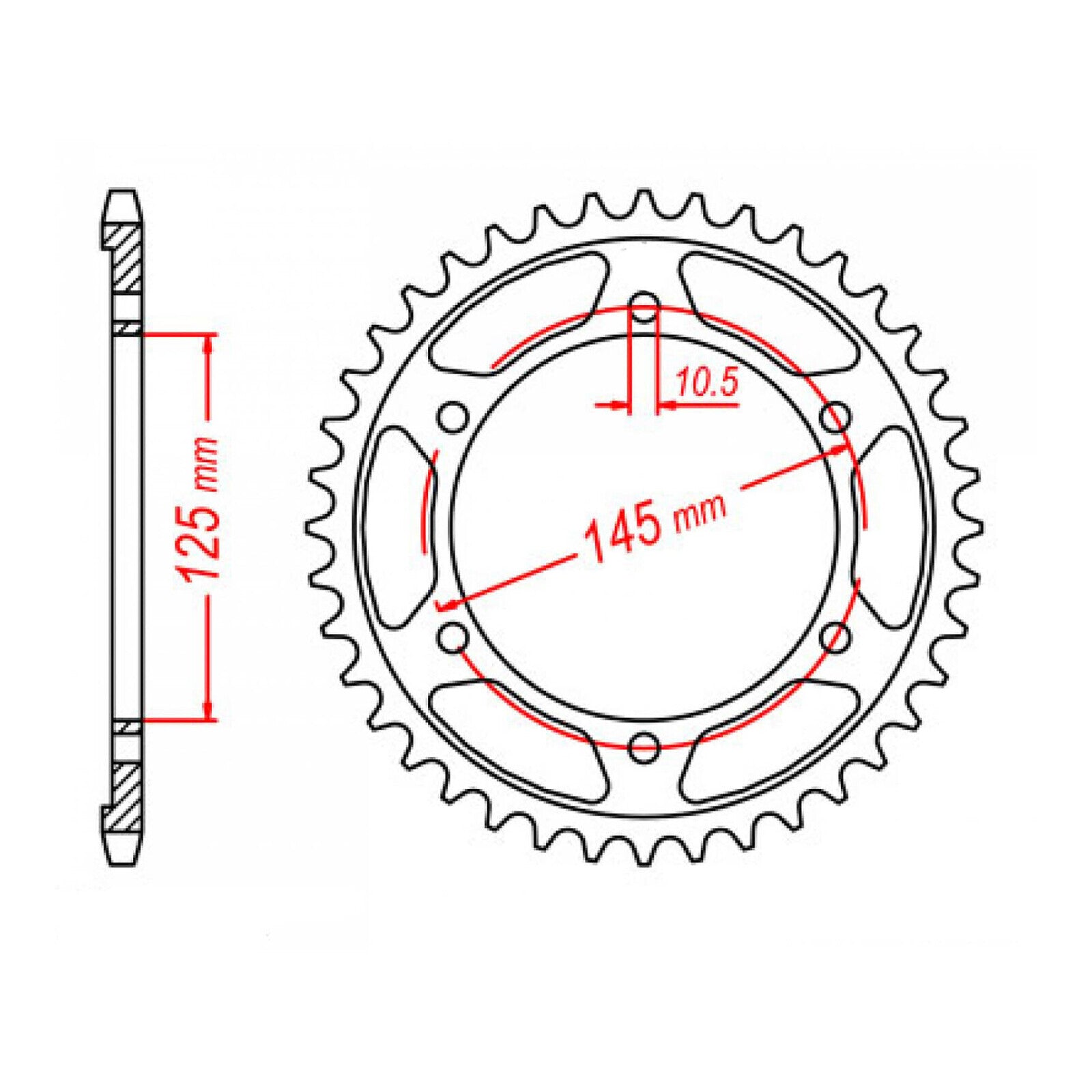 Sprocket Kit Yamaha FZR600 - 530XRE 15/45