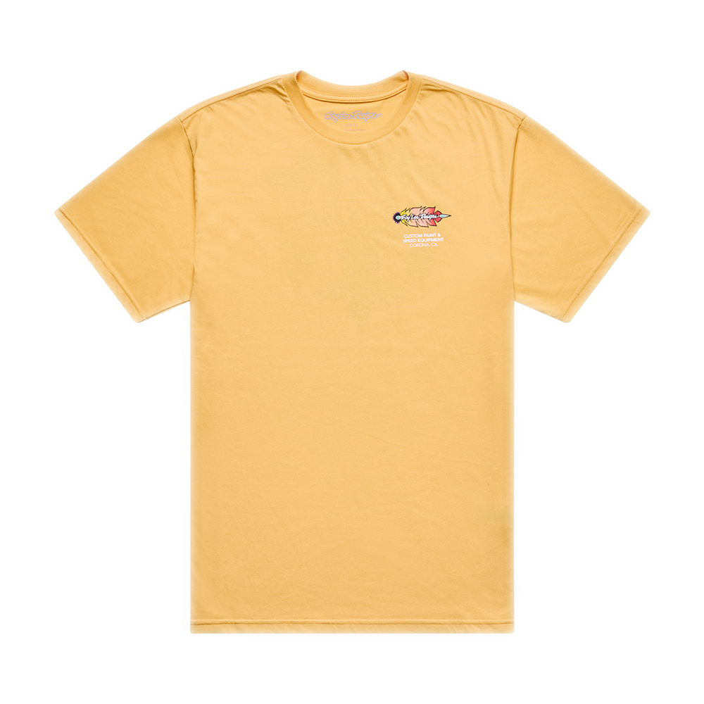 FEATHER SHORT SLEEVE TEE BLEACHED MELON
