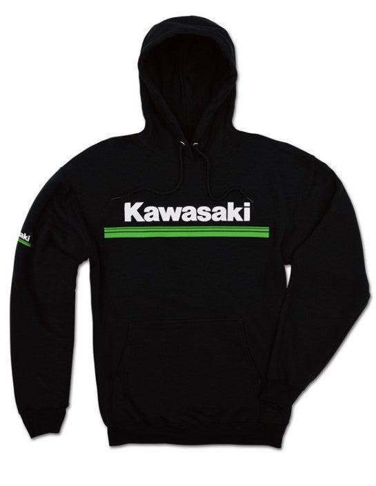 Kawasaki 3 Green Lines Hoodie 3XL