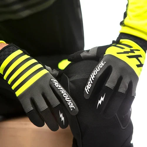 Speed Style Omega Youth Glove - High Viz/Grey