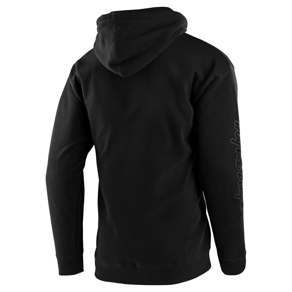CROPPED BADGE PULLOVER BLACK / REFLECTIVE