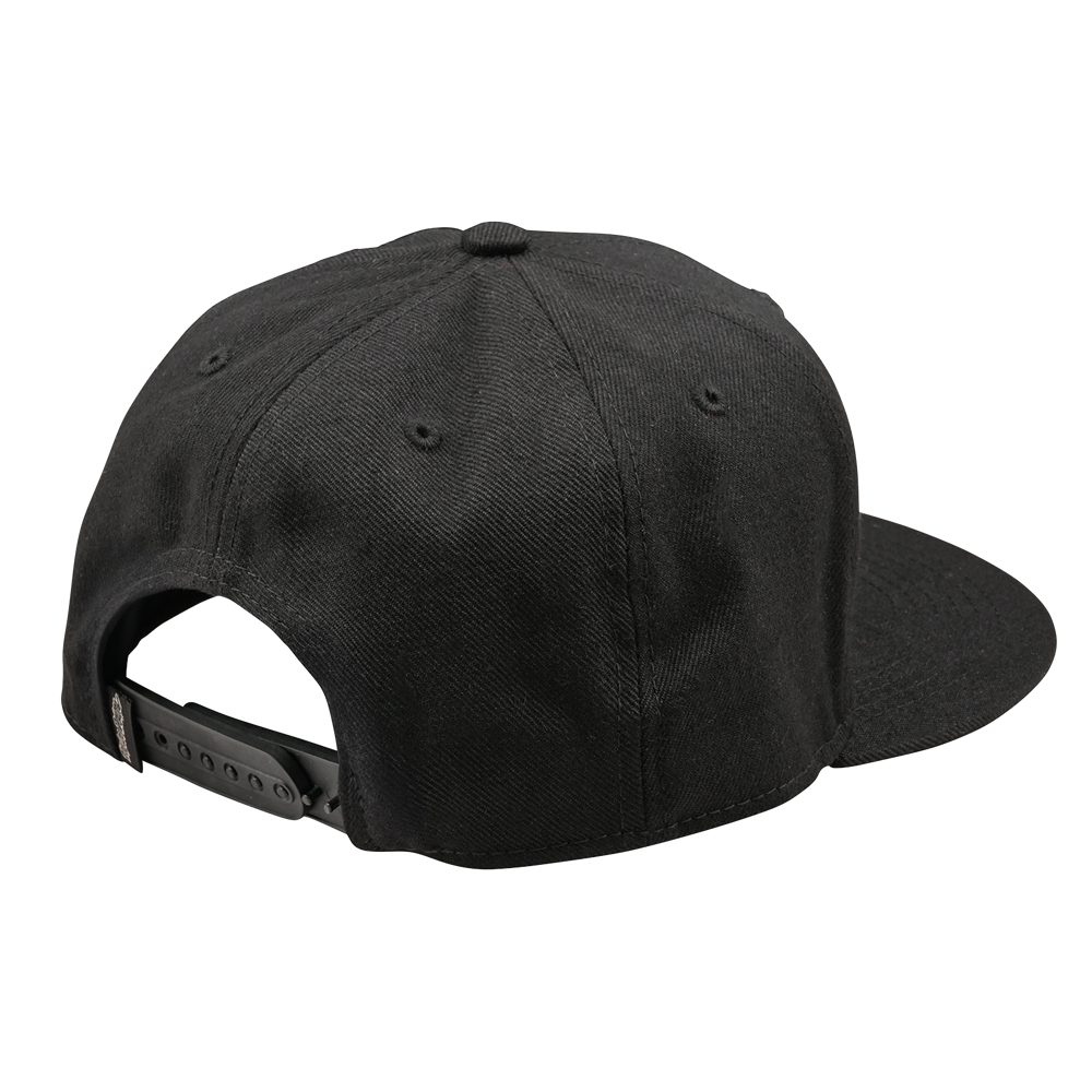 FLAT BILL SNAPBACK PEACE BLACK