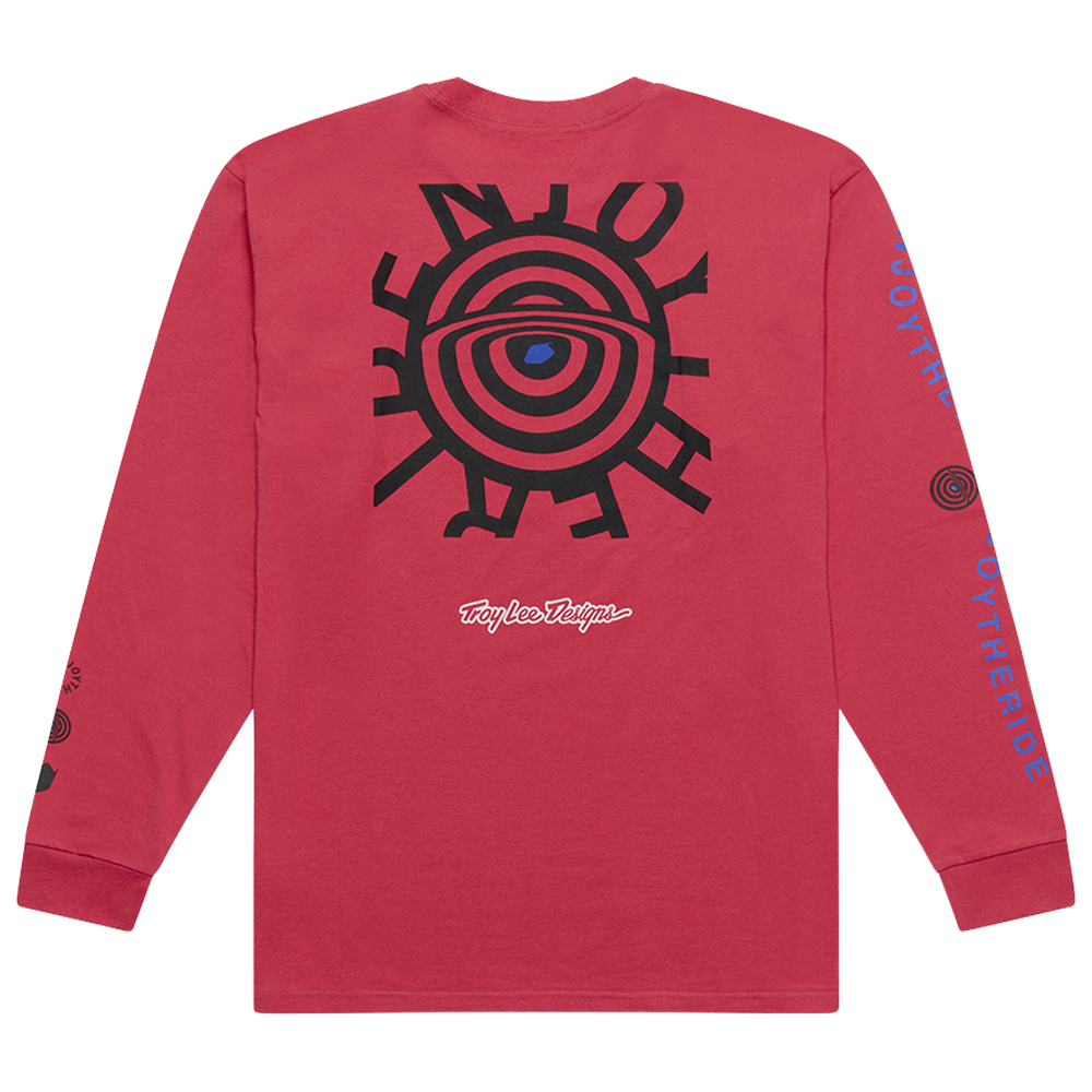 LONG SLEEVE TEE ENJOY FUCHSIA