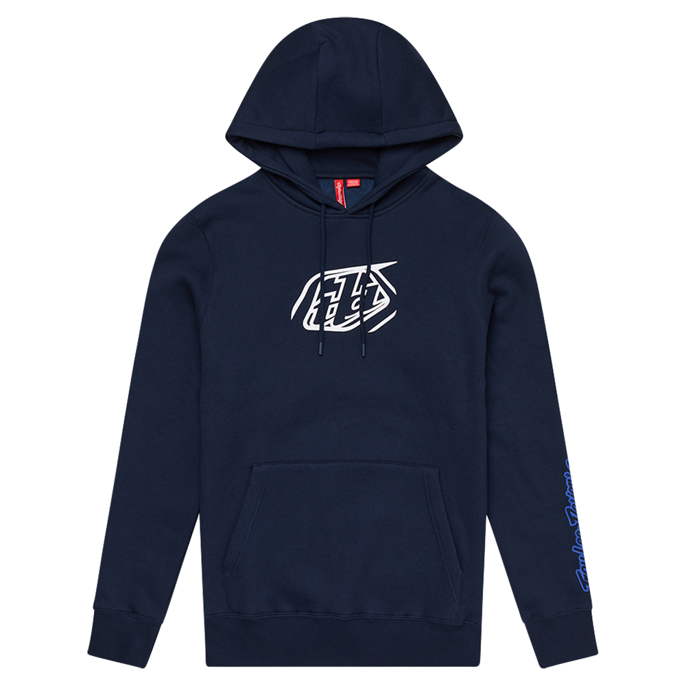PULLOVER HOODIE BADGE NAVY