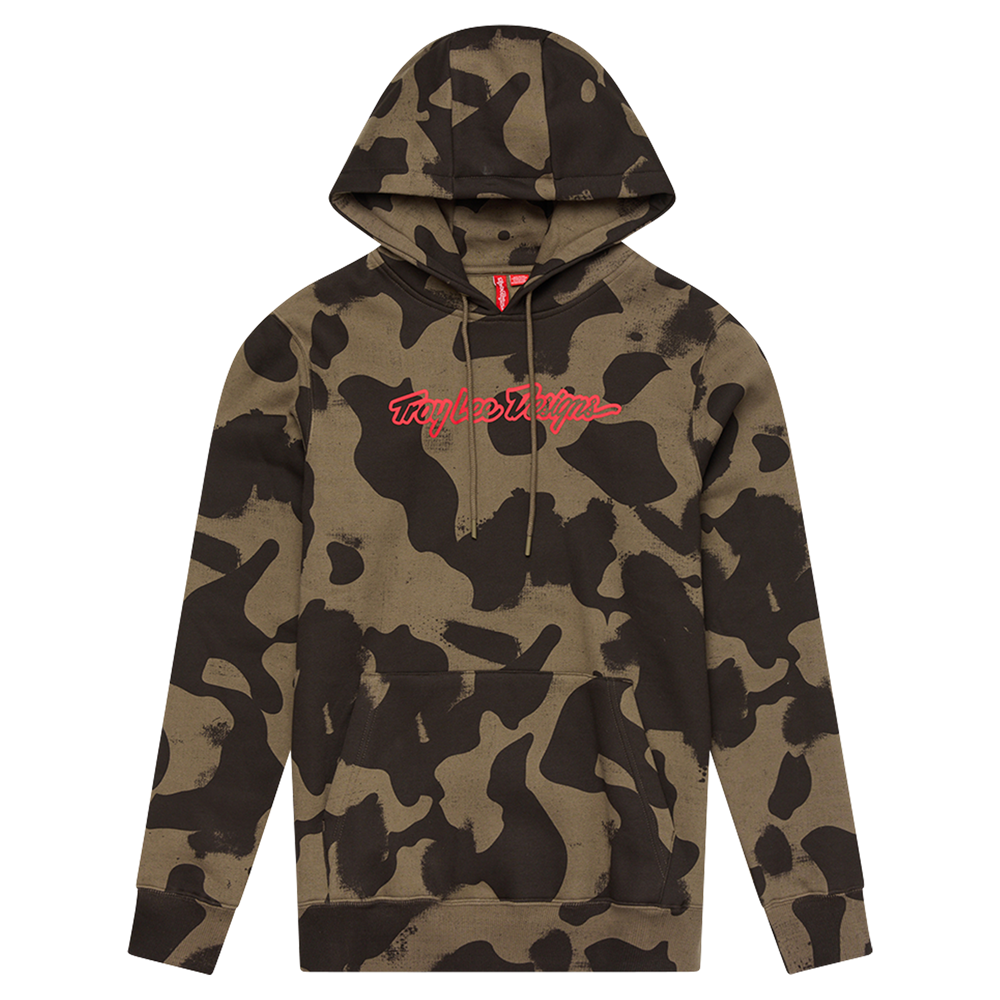 PULLOVER HOODIE SIGNATURE OLIVE CAMO