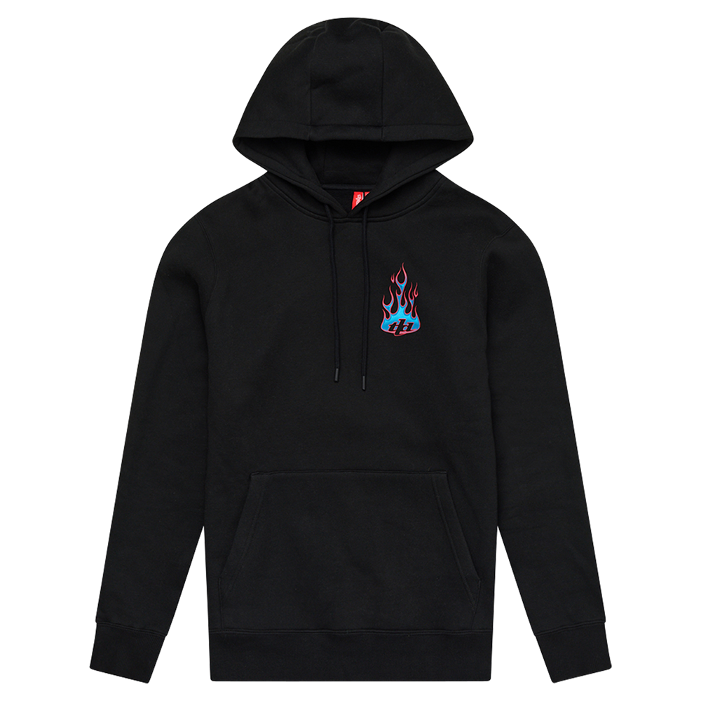 PULLOVER HOODIE TORCHED BLACK