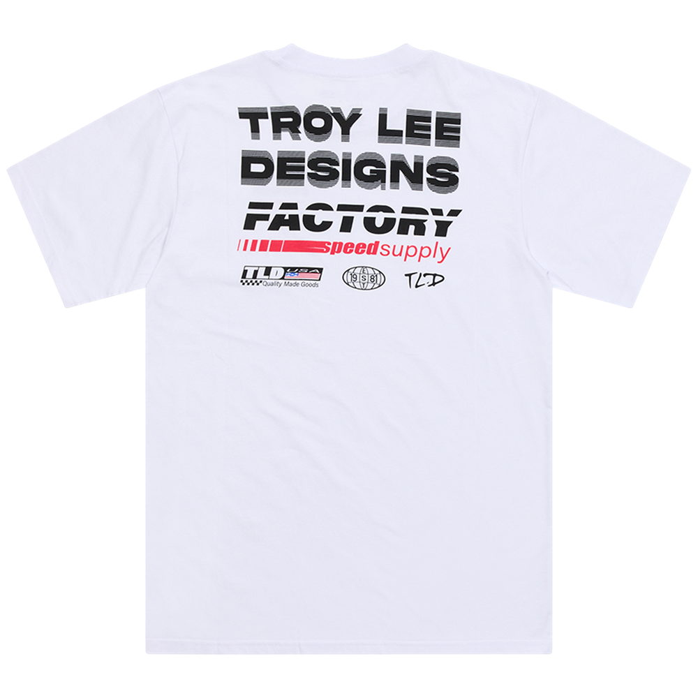 SHORT SLEEVE TEE FACTORY WHITE