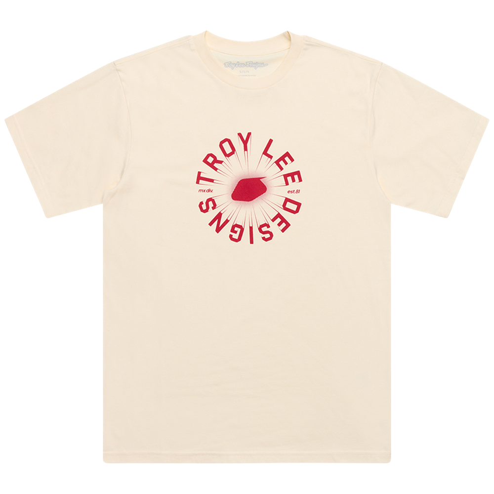 SHORT SLEEVE TEE ROTATION VINTAGE WHITE