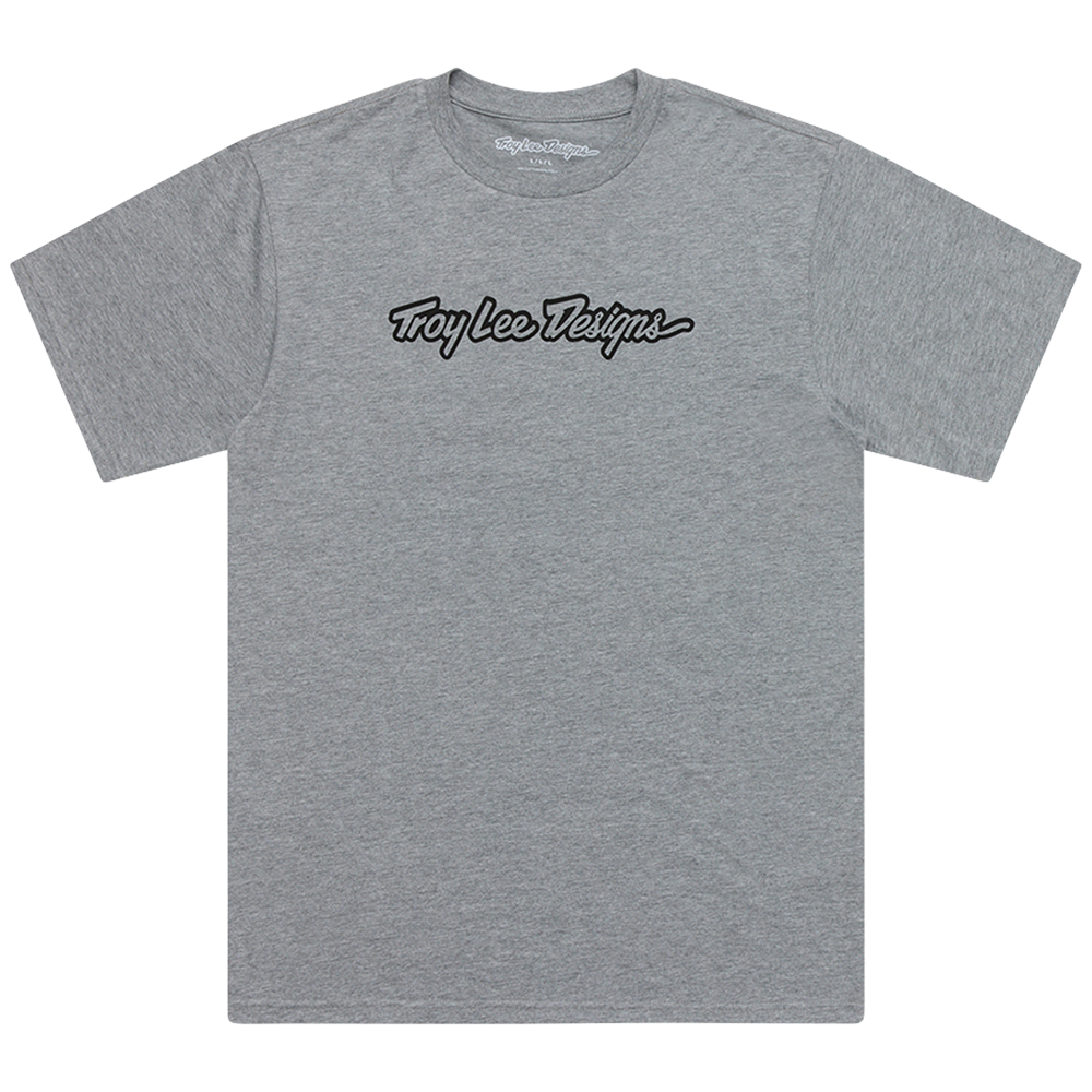 SHORT SLEEVE TEE SIGNATURE GRAY HEATHER