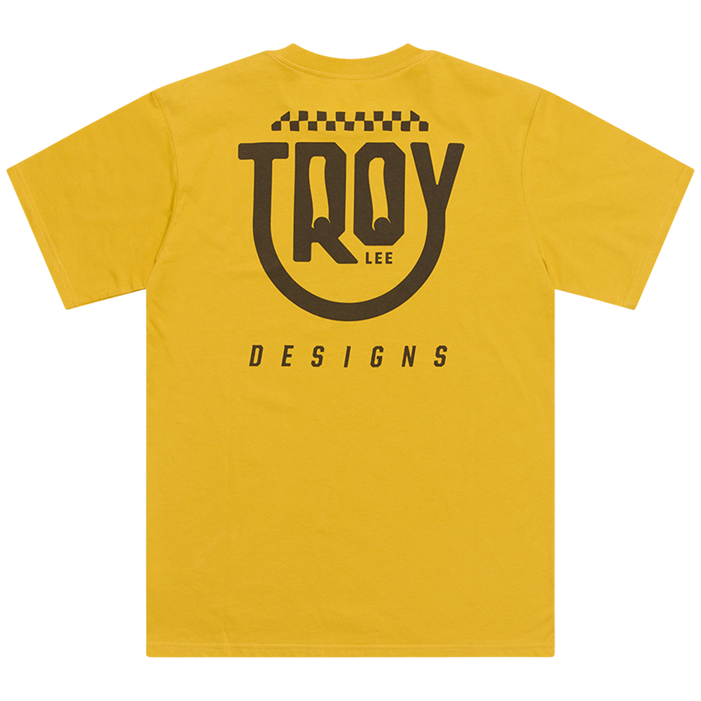 SHORT SLEEVE TEE SMILEY GOLD