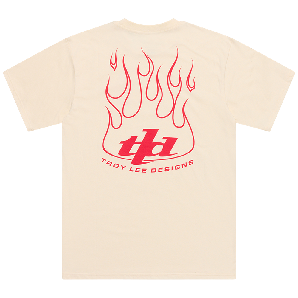 SHORT SLEEVE TEE TORCHED VINTAGE WHITE