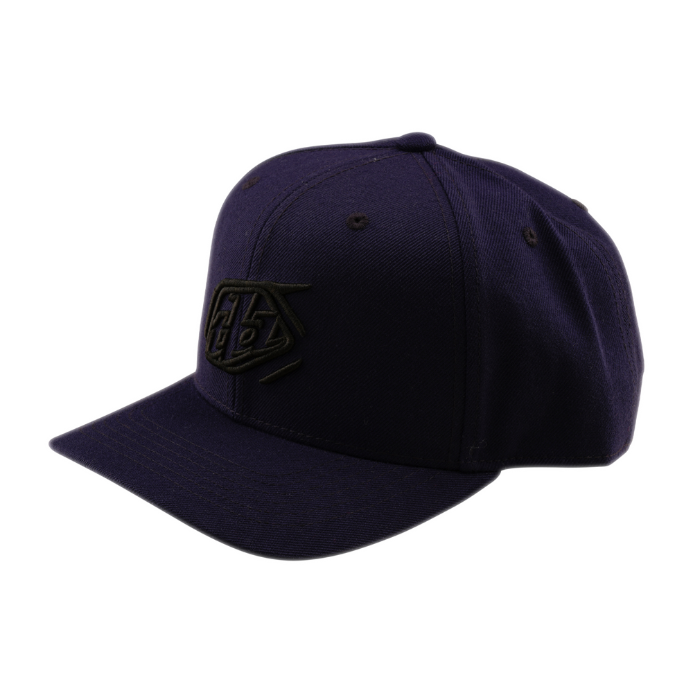 BADGE CURVED SNAPBACK HAT INDIGO