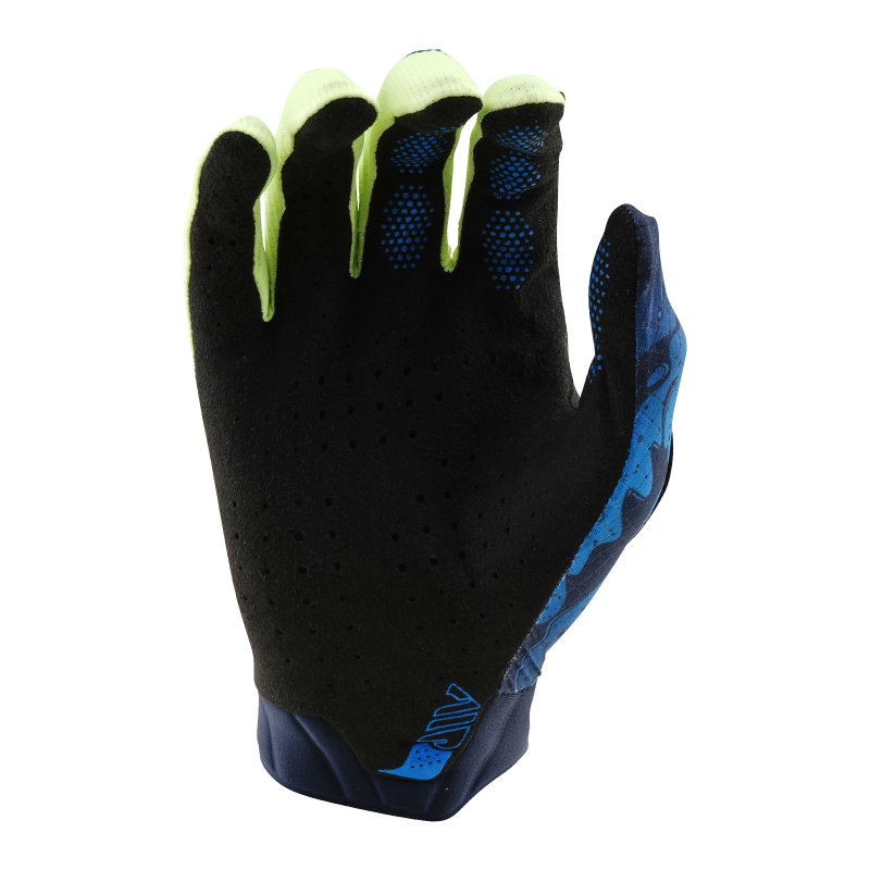 YOUTH AIR GLOVE DRIP GLO YELLOW / DARK NAVY