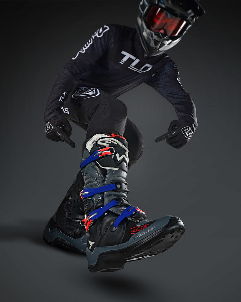 TLD x ALPINESTARS TECH 7 MX BOOTS - BLACK / GRAY