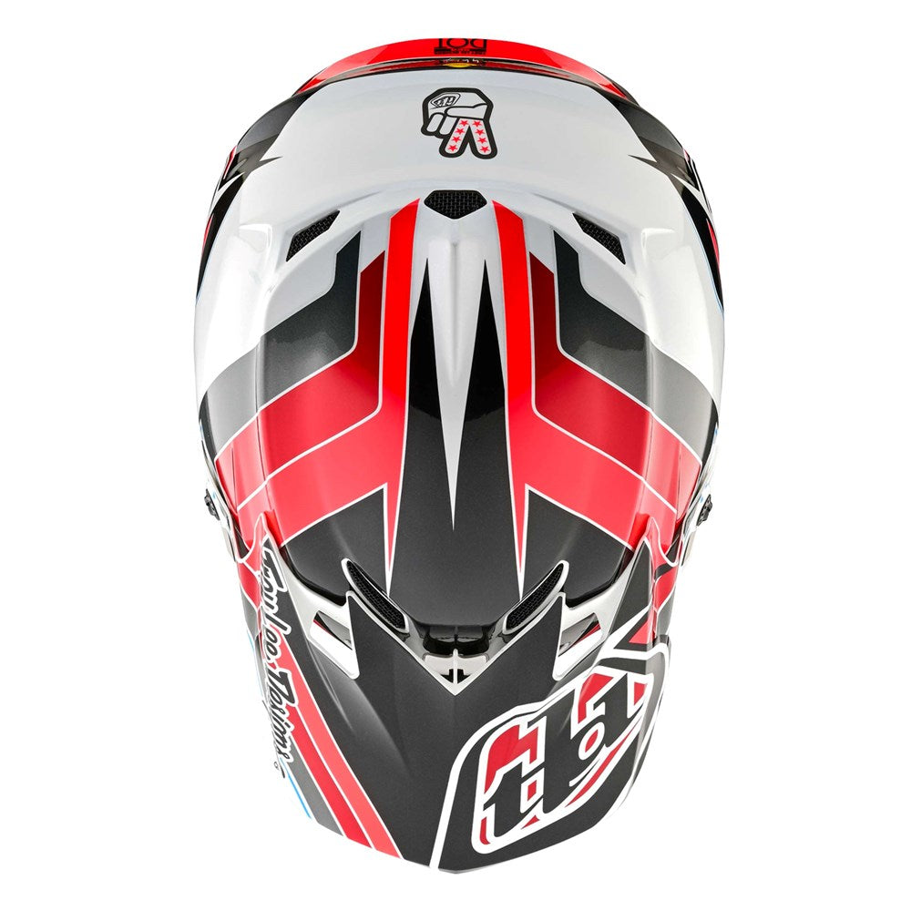 YOUTH SE4 POLYACRYLITE HELMET BLOCK CHARCOAL / RED