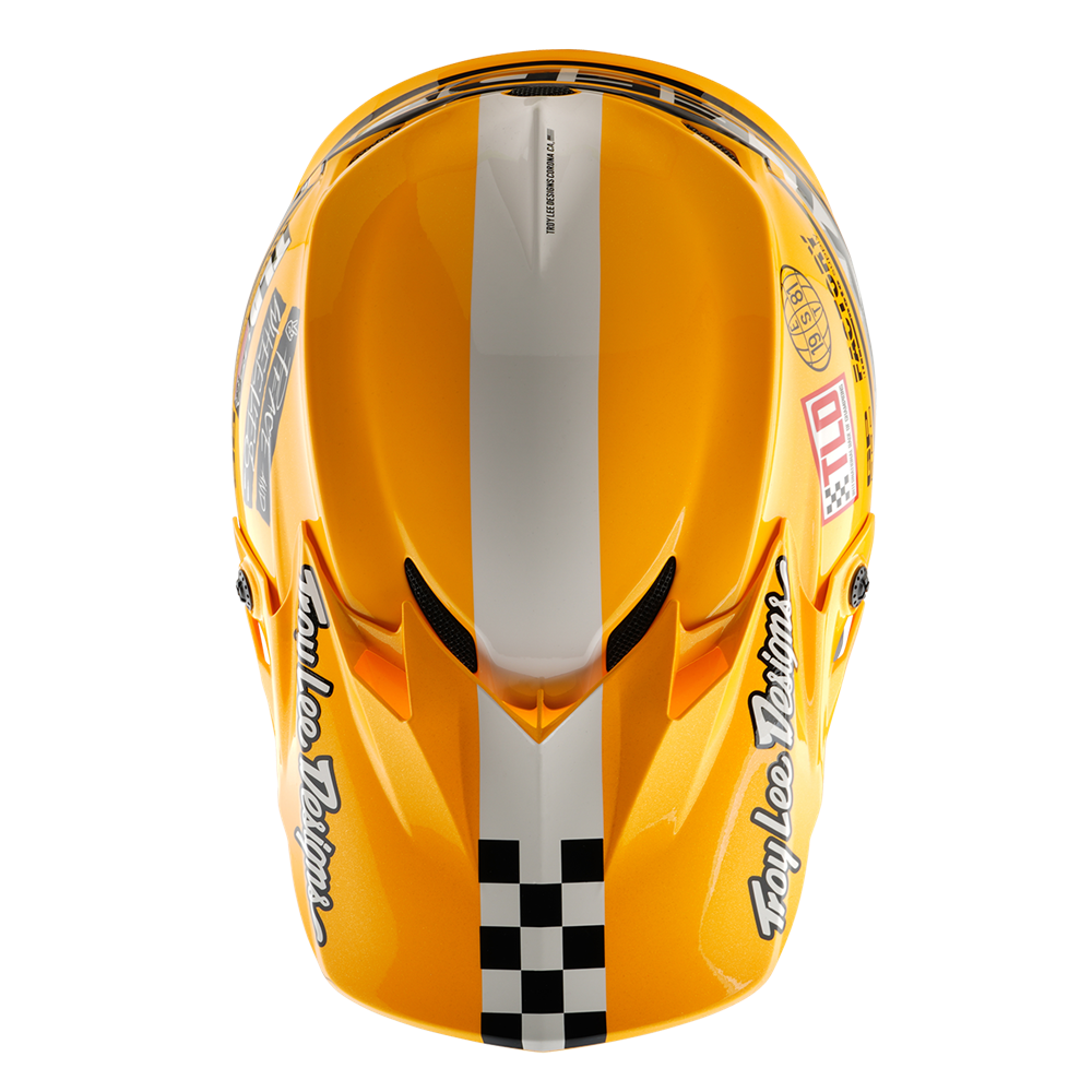 YOUTH GP PRO HELMET FIFTY-50 WHITE / GOLD