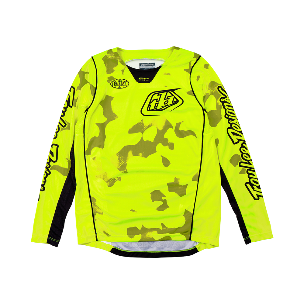 YOUTH GP PRO JERSEY BLOTTED FLO YELLOW