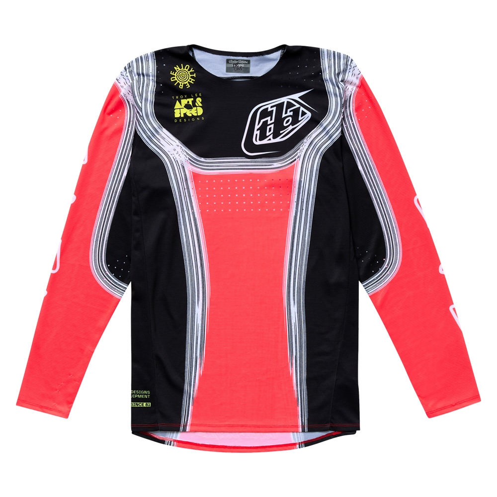 SE PRO JERSEY STRIPES INFRA RED / BLACK
